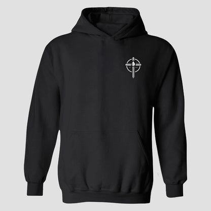 No Weapon Formed Against Me Shall Prosper Printed Men's Hoodie