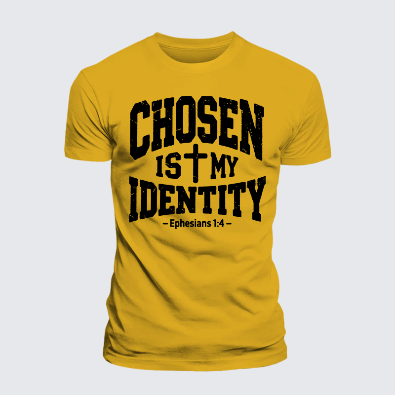 Luxe Mercerized Cotton Tee - Chosen Is My ldentity