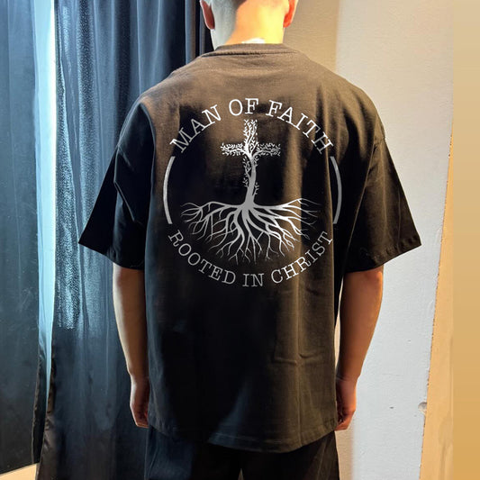 Man Of Faith Printed Men's T-shirt