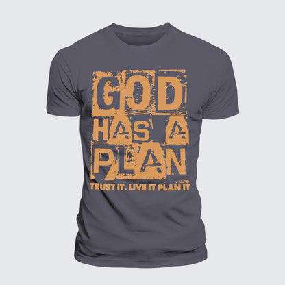 Luxe Mercerized Cotton Tee - God Has A Plan