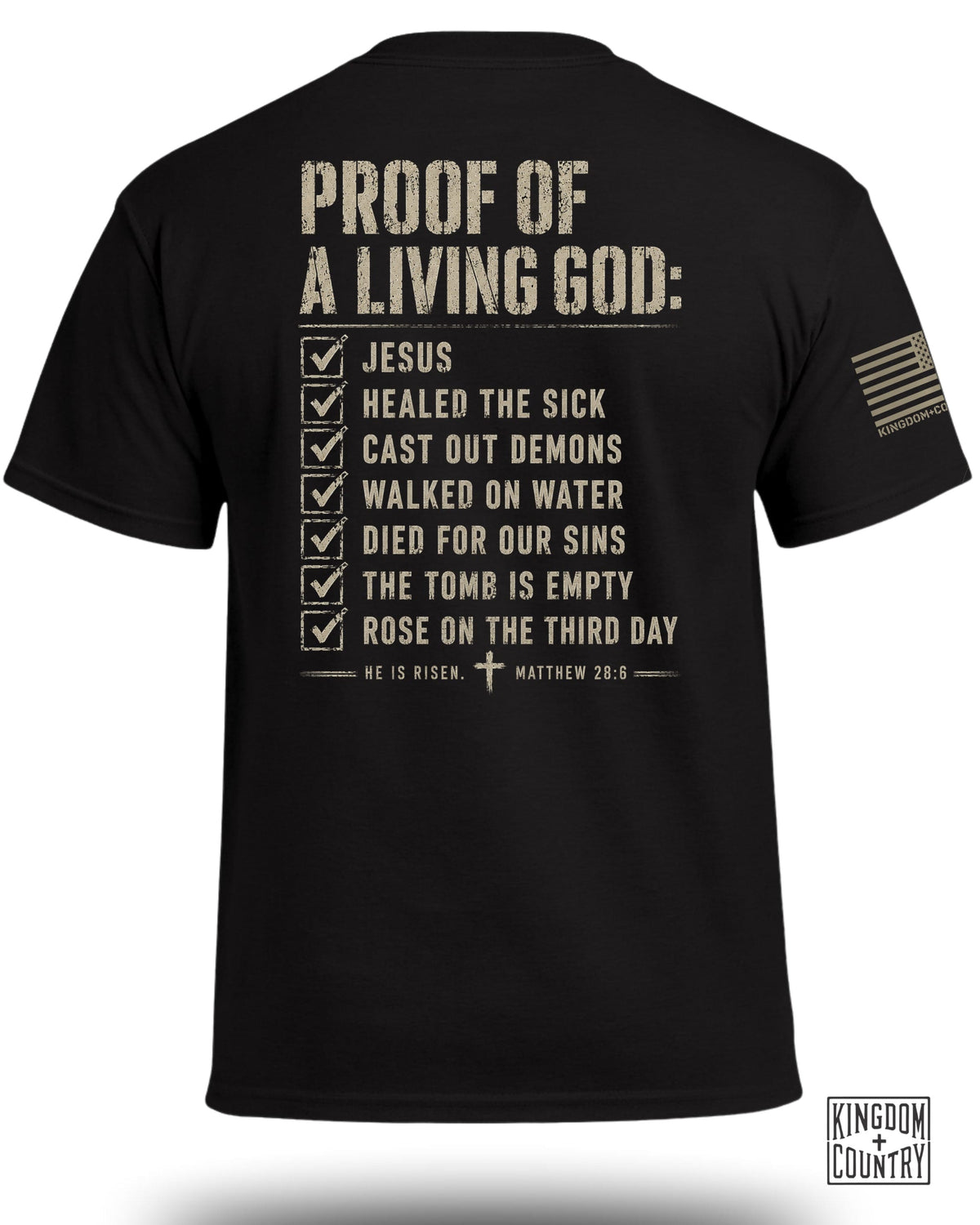 Proof Of Jesus Checklist T-Shirt