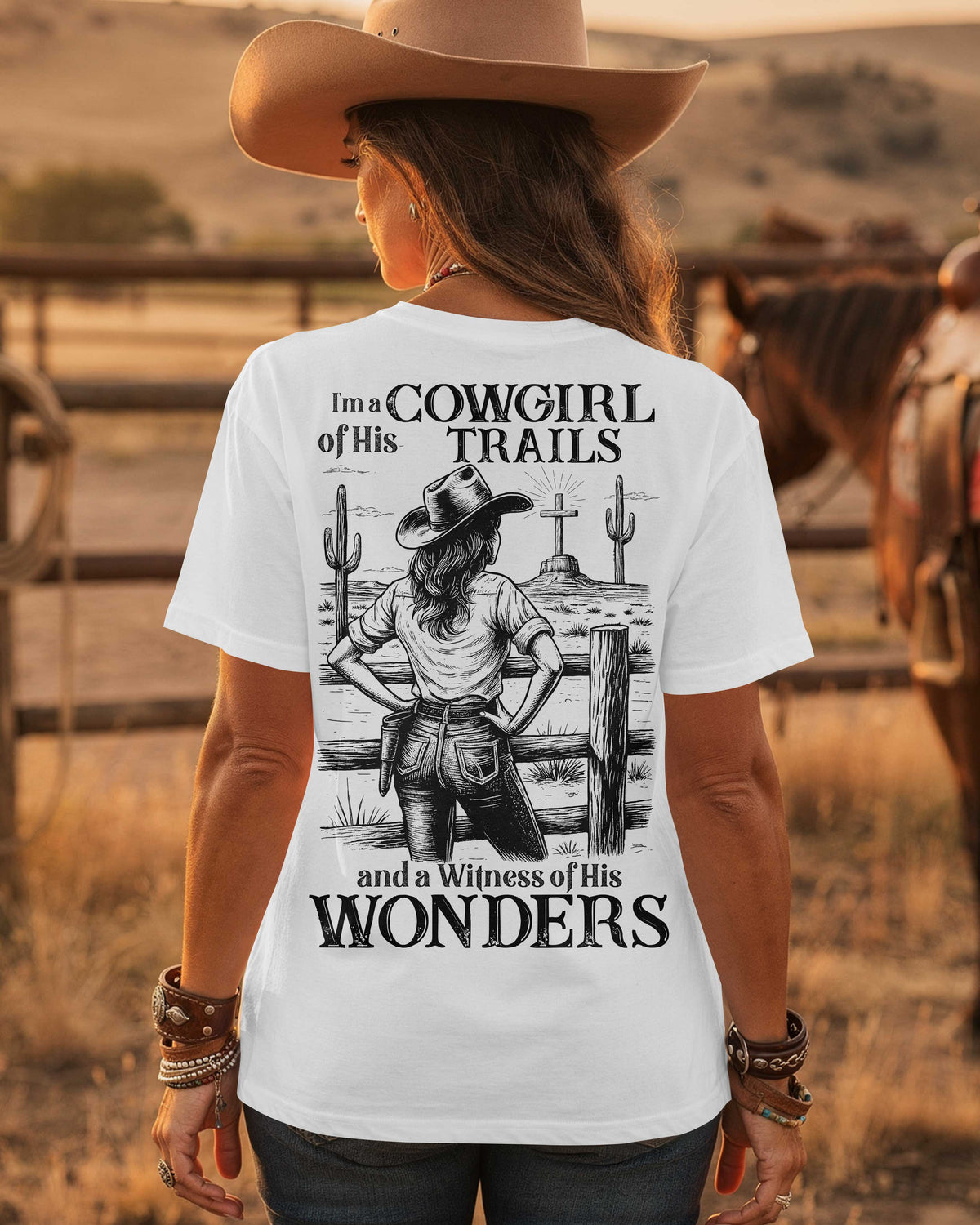 I’m A Cowgirl Of His Trails T-Shirt