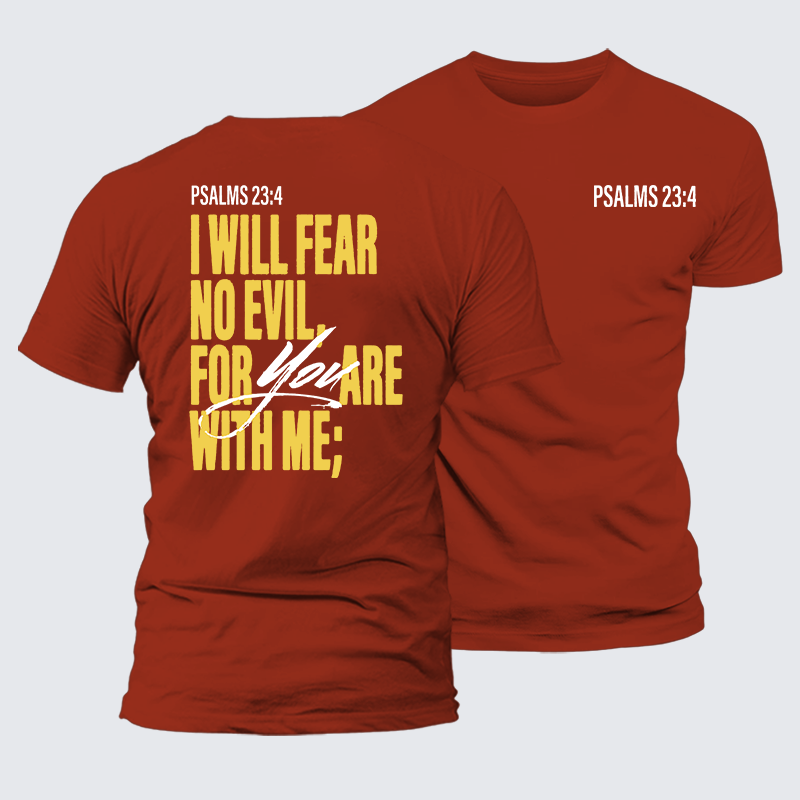 Luxe Mercerized Cotton Tee - Fear No Evil