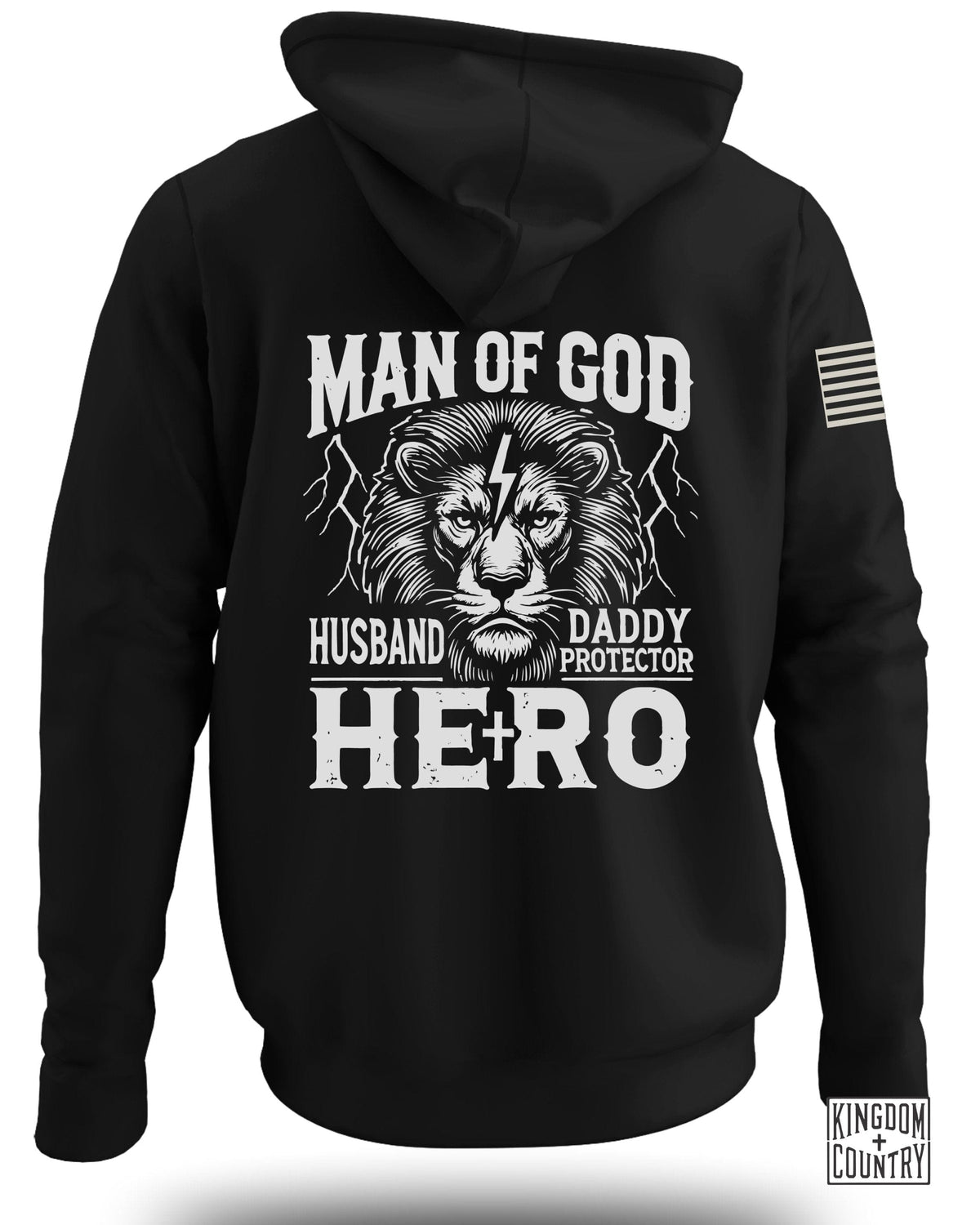 Man Of God Husband Daddy Hero Hoodie