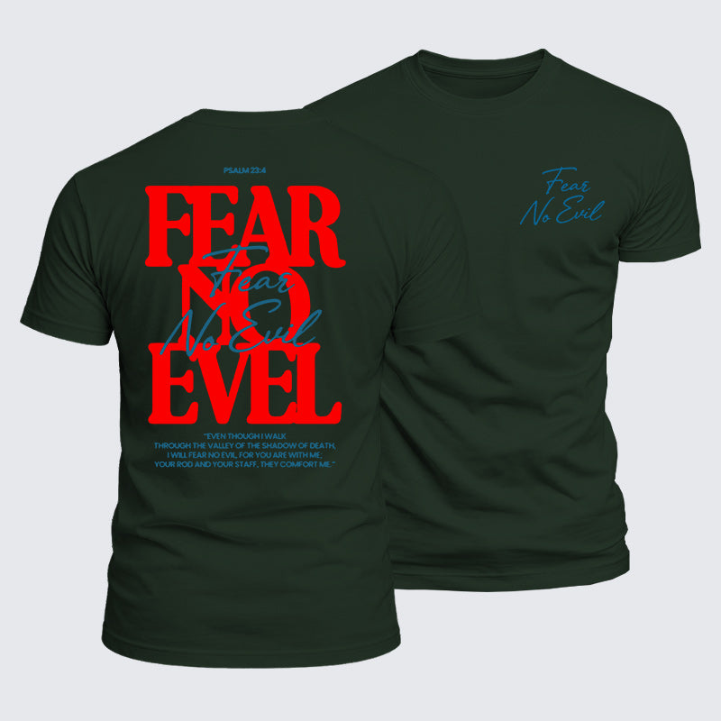 Luxe Mercerized Cotton Tee - Fear No Evil