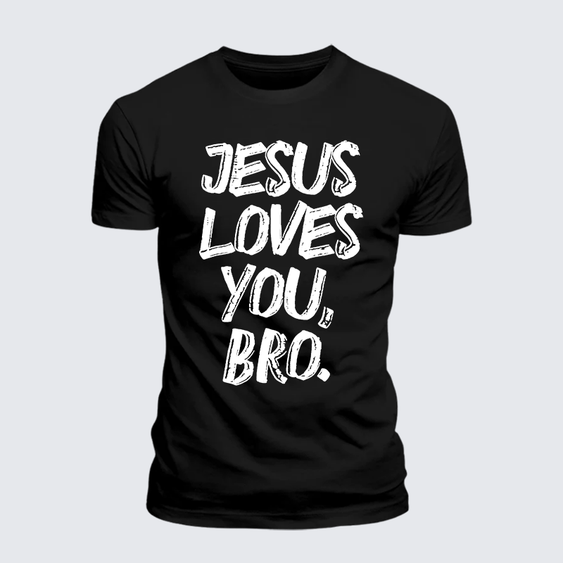 Luxe Mercerized Cotton Tee - Jesus Loves Bro