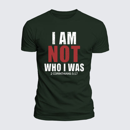 Luxe Mercerized Cotton Tee - I Am Not Who I Was