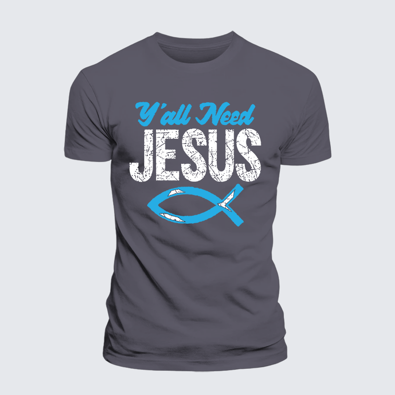 Luxe Mercerized Cotton Tee - Y'all Need Jesus