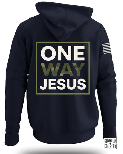 One Way Jesus Camo Hoodie