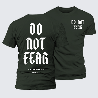 Luxe Mercerized Cotton Tee - Do Not Fear