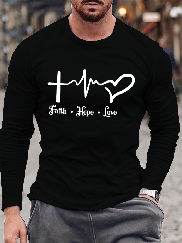 Faith Hope Love Long Sleeve T-Shirt
