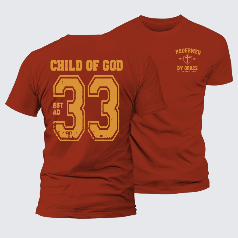 Luxe Mercerized Cotton Tee - Redeemed By Grace