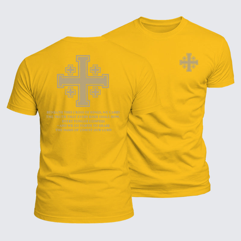 Luxe Mercerized Cotton Tee - Cross of Kings