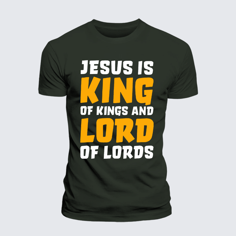 Luxe Mercerized Cotton Tee - Jesus Is King Of Kings And Lord Of Lords