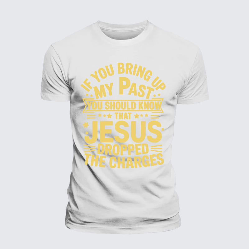 Luxe Mercerized Cotton Tee - Jesus Dropped
