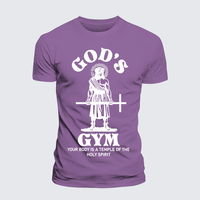 Luxe Mercerized Cotton Tee - Your Body Is A Temple Of The Holy Spirit