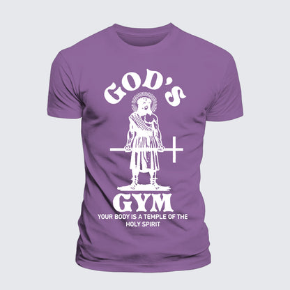 Luxe Mercerized Cotton Tee - Your Body Is A Temple Of The Holy Spirit