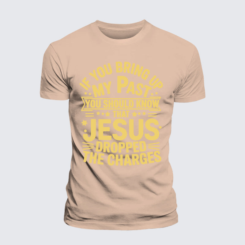 Luxe Mercerized Cotton Tee - Jesus Dropped