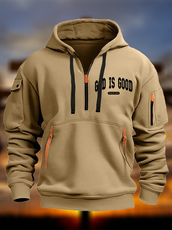 God Is Good Jesus God Christian Zipper Hoodies
