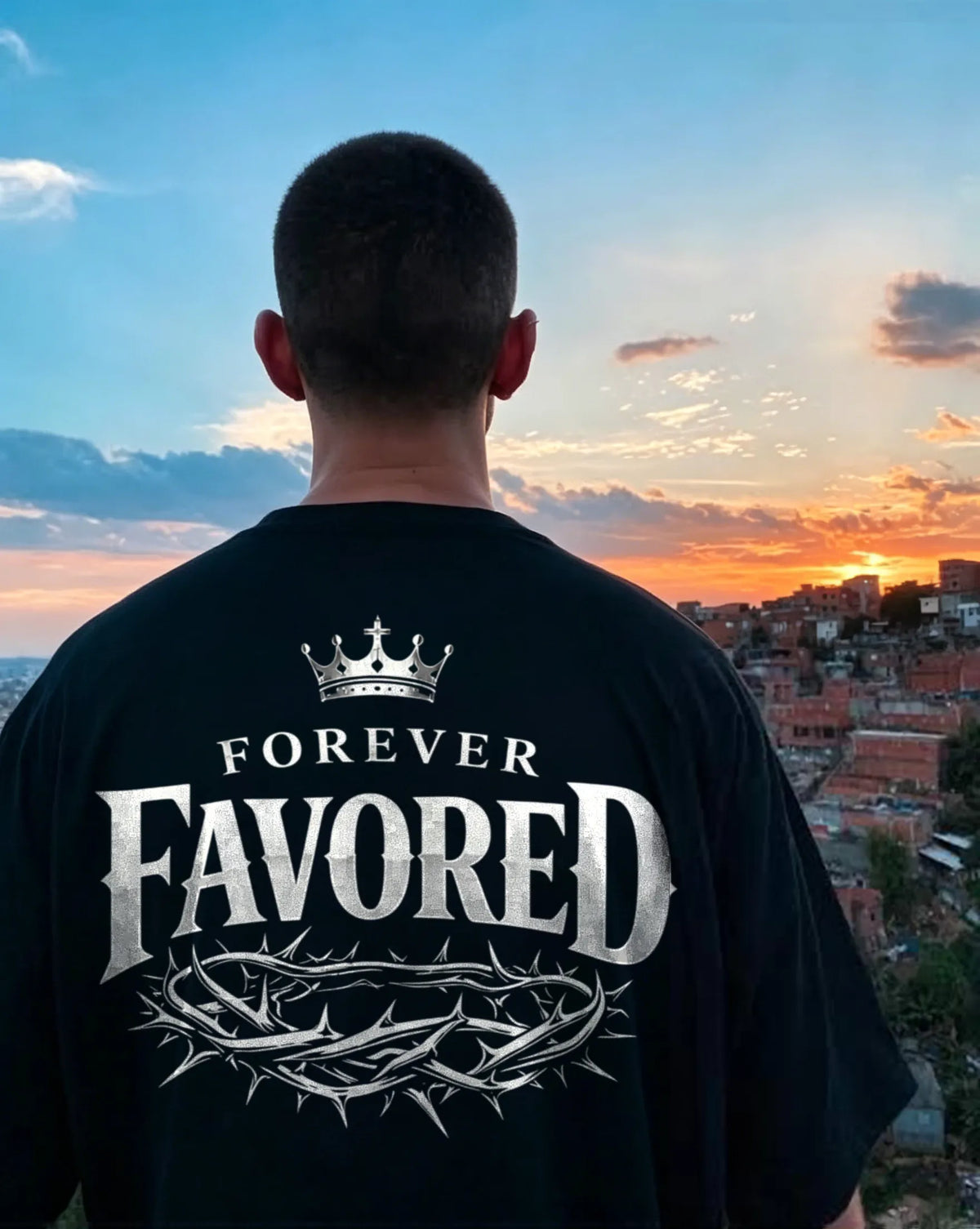 Forever Favored Printed Men's T-shirt