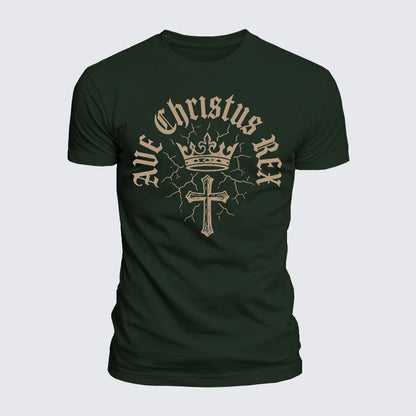 Luxe Mercerized Cotton Tee - Ave Christus Rex