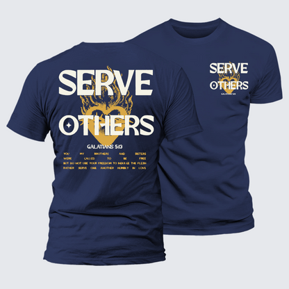 Luxe Mercerized Cotton Tee - Serve Others