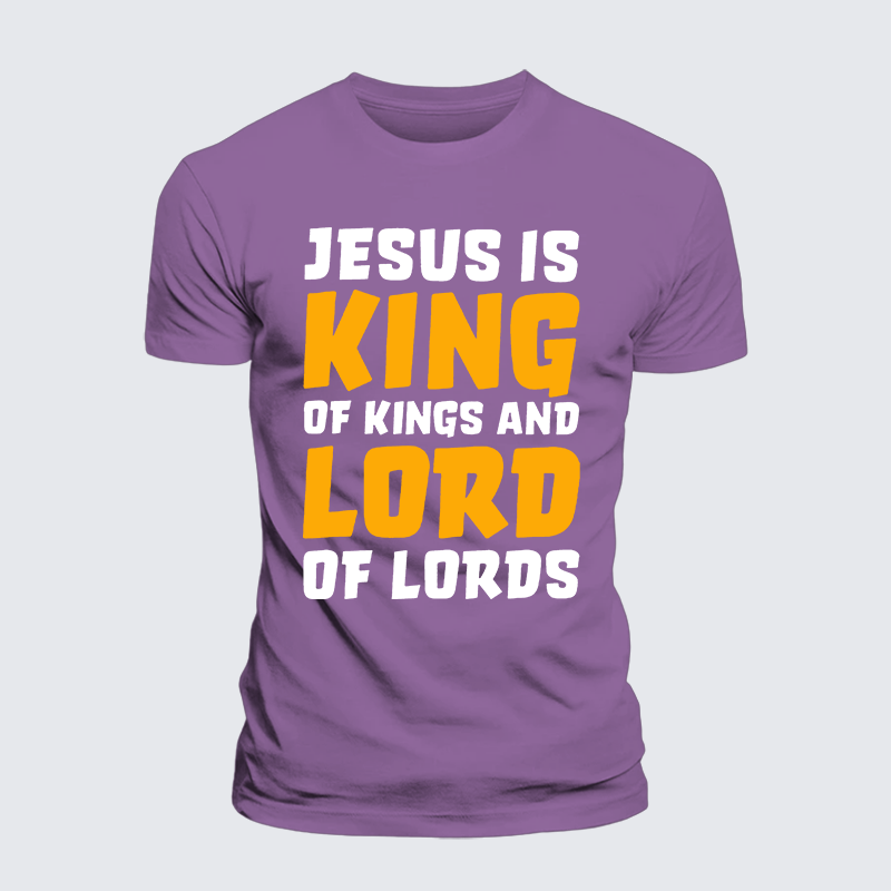 Luxe Mercerized Cotton Tee - Jesus Is King Of Kings And Lord Of Lords