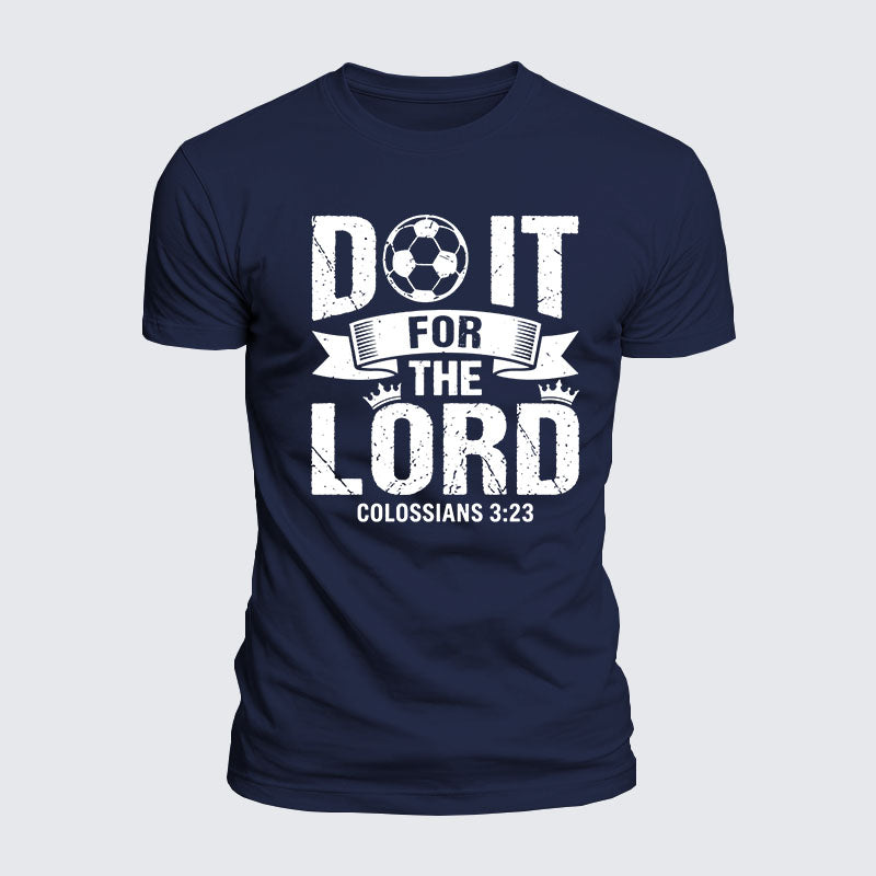Luxe Mercerized Cotton Tee -  Do It For The Lord