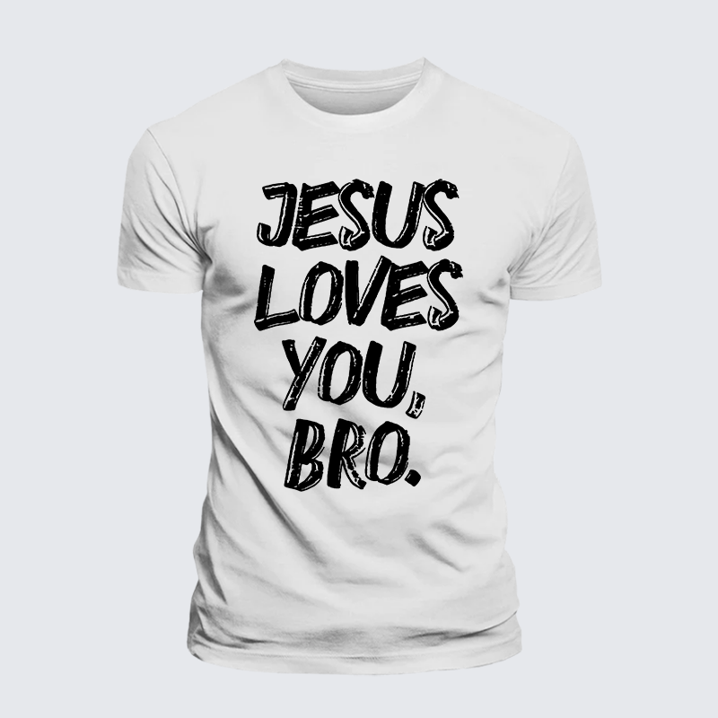 Luxe Mercerized Cotton Tee - Jesus Loves Bro
