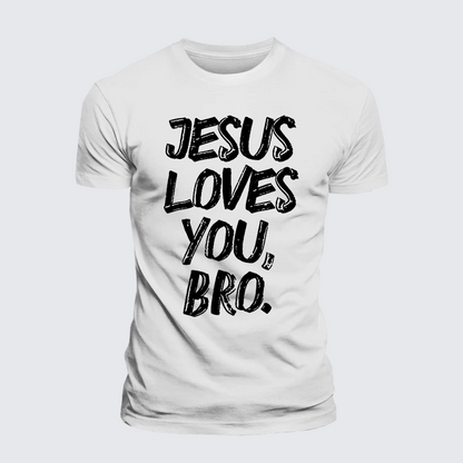 Luxe Mercerized Cotton Tee - Jesus Loves Bro