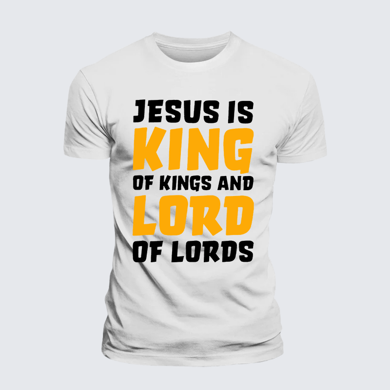 Luxe Mercerized Cotton Tee - Jesus Is King Of Kings And Lord Of Lords