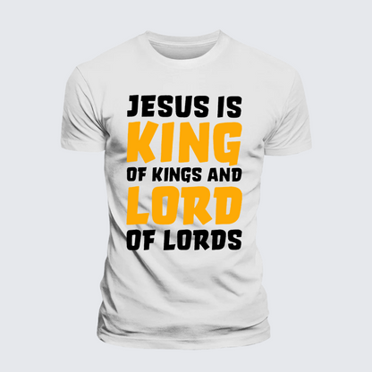 Luxe Mercerized Cotton Tee - Jesus Is King Of Kings And Lord Of Lords