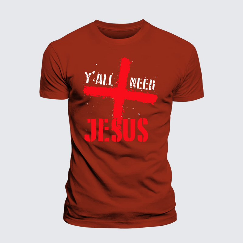 Luxe Mercerized Cotton Tee - Y'all Need Jesus