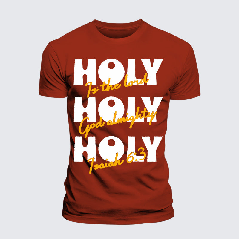 Luxe Mercerized Cotton Tee - Holy Holy Holy
