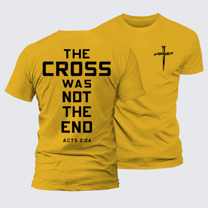 Luxe Mercerized Cotton Tee - The Cross Was Not The End