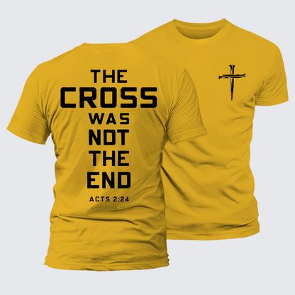 Luxe Mercerized Cotton Tee - The Cross Was Not The End