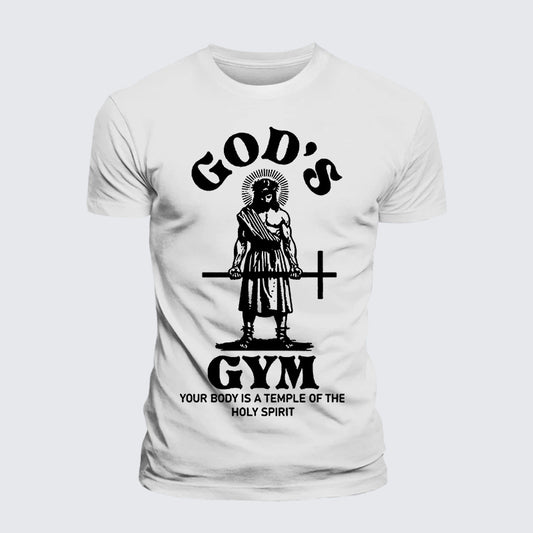Luxe Mercerized Cotton Tee - Your Body Is A Temple Of The Holy Spirit