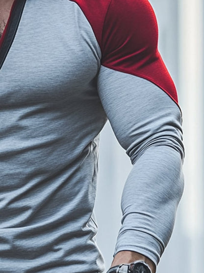 Men's Outdoor Sun Protection Cool Hooded Sun Protection Long Sleeve Top