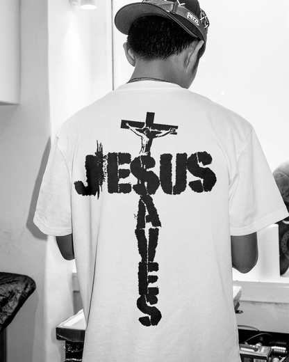 Jesus Saves Printed Men's T-shirt