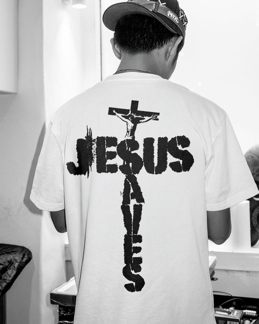 Jesus Saves Printed Men's T-shirt