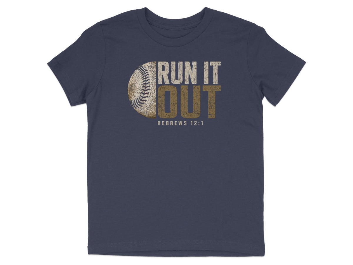 Run It Out Baseball Youth T-Shirt