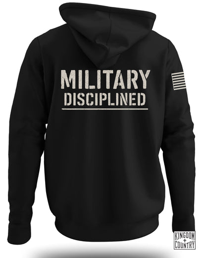 Military Disciplined Graphic Hoodie