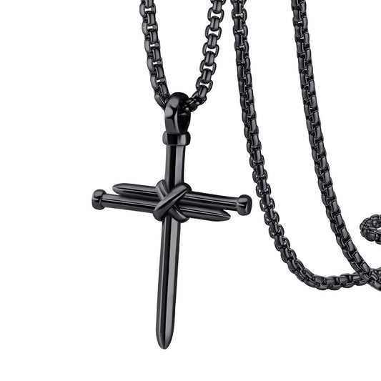 Joshua 19 Cross Necklace