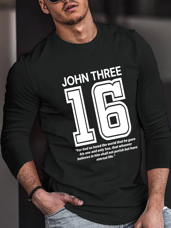 John 3:16 Christian Long Sleeve T-Shirt