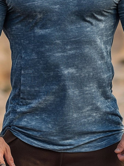 Men's Outdoor Sun Protection Breathable Cool Hooded Sun Protection Long Sleeve Top