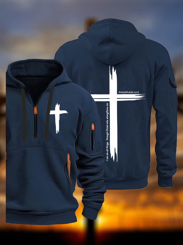 I can do all things through Christ | Philippians 4:13 Christian Zipper Hoodies