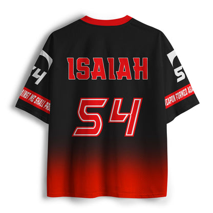 No Weapon Formed Against Me  Christian Mesh Jersey