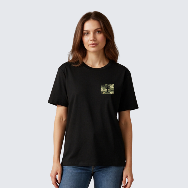Luxe Mercerized Cotton Tee - He's Got My Six