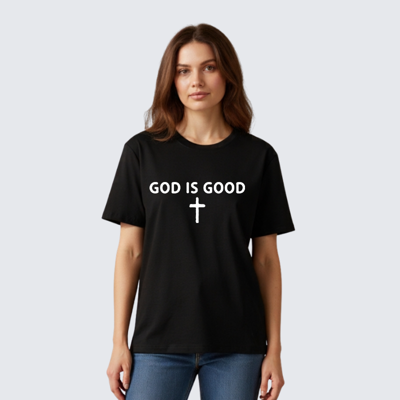 Luxe Mercerized Cotton Tee - God Is Good