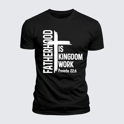 Luxe Mercerized Cotton Tee -  Fatherhood is Kingdom Work